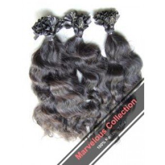 Keratine bonding extensions - natural curly MC